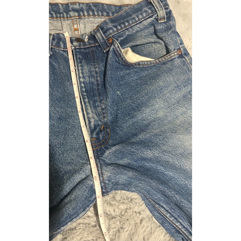 Vintage Levis 505 80s Orange Tab Jeans Mens 32x33 (fits 31x32) Made in USA - Picture 6 of 16